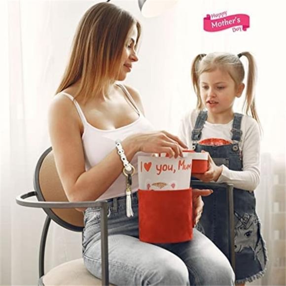 Silicone Beaded Bracelet Keychain Wristlet Key Ring Bangle Chains for Women - Picture 5 of 7